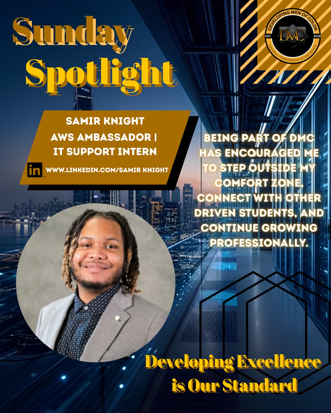 Samir Knight Sunday Spotlight flyer